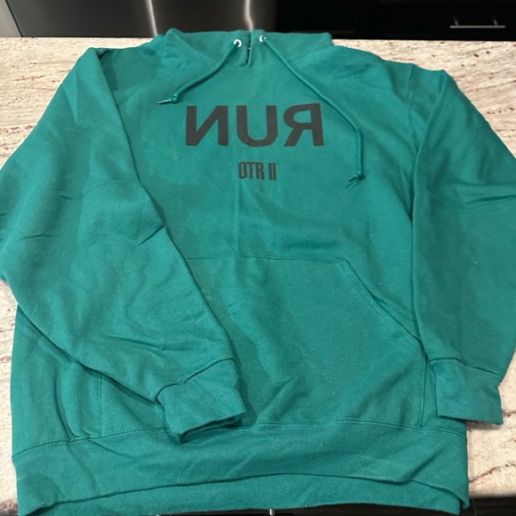 Green Men's Sweatshirt Jay-Z & Beyoncé concert - Picture 3 of 5